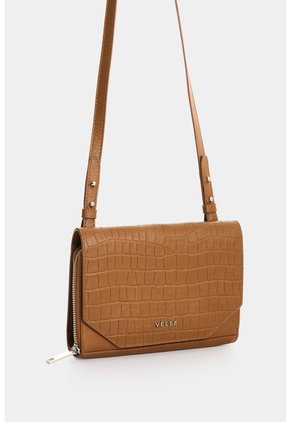 Manos Libres Mini En Cuero Para Mujer Abi Manos Libres Mini En Cuero Para Mujer Abi Miel VÉLEZ