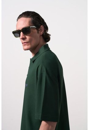 Polo Manga Corta Para Hombre Polo Manga Corta Para Hombre Verde Oliva S VÉLEZ