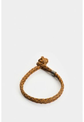 Manilla De Cuero Trenzado Para Hombre Tessa Manilla De Cuero Trenzado Para Hombre Tessa Miel VÉLEZ