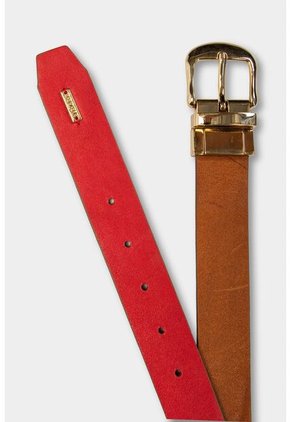 Cinturón Doble Faz Fraile De Cuero Para Mujer Caimán Reversible Miel Cinturón Doble Faz Fraile De Cuero Para Mujer Caimán Reversible Miel L VÉLEZ