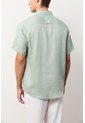 Camisa En Lino Manga Corta Siena Para Hombre Camisa En Lino Manga Corta Siena Para Hombre Verde Oliva XL VÉLEZ de Vélez