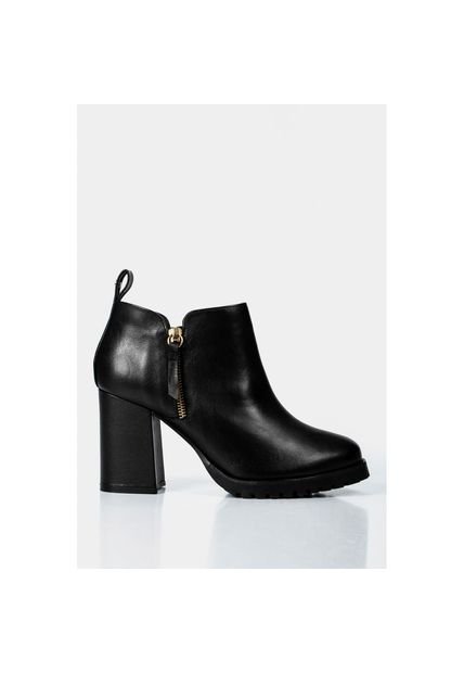 Botines Tacón De Cuero Plataforma - Compra Ahora | Dafiti Colombia