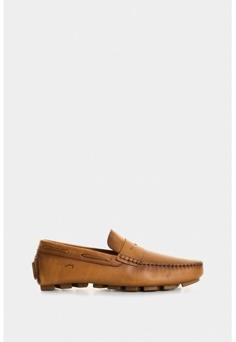 Mocasines Oporto De Cuero Para Hombre Efecto Tamponado Mocasines Oporto De Cuero Para Hombre Efecto Tamponado Miel 43 VÉLEZ Vélez