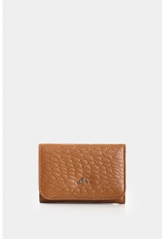 Billetera De Cuero Grabado Para Mujer Verona Billetera De Cuero Grabado Para Mujer Verona Miel VÉLEZ Vélez