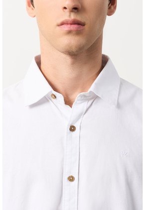 Camisa Para Hombre Ruibarbo Camisa Para Hombre Ruibarbo Blanco M VÉLEZ