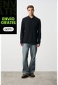 Polo Manga Larga En Algodón Para Hombre Nápoles Polo Manga Larga En Algodón Para Hombre Nápoles Negro M VÉLEZ de Vélez