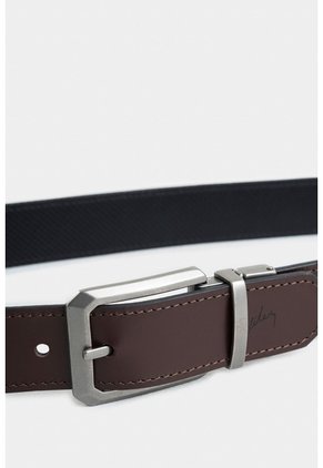Cinturón Doble Faz Igor De Cuero Para Hombre Punta Lanza Cinturón Doble Faz Igor De Cuero Para Hombre Punta Lanza Combinado 30 VÉLEZ