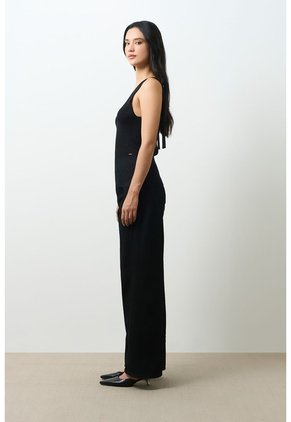 Top Tejido Ajustado Para Mujer Tritón Top Tejido Ajustado Para Mujer Tritón Negro L VÉLEZ