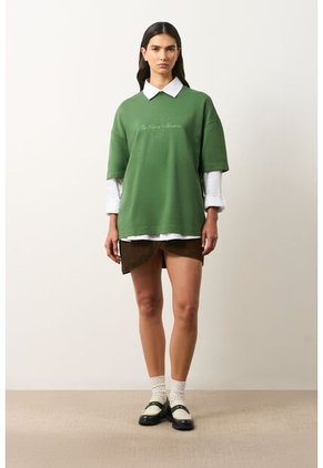 Camiseta Relaxed Fit Para Hombre Camiseta Relaxed Fit Para Hombre Verde S VÉLEZ