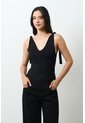 Top Tejido Ajustado Para Mujer Tritón Top Tejido Ajustado Para Mujer Tritón Negro L VÉLEZ de Vélez
