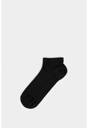 Calcetines Tobilleros Lines 3 De Algodón Para Hombre Detalle Acanalado Calcetines Tobilleros Lines 3 De Algodón Para Hombre Detalle Acanalado Negro XS VÉLEZ