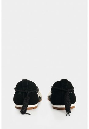 Baleta En Lona Y Cuero Para Mujer Venice Baleta En Lona Y Cuero Para Mujer Venice Negro 40 VÉLEZ