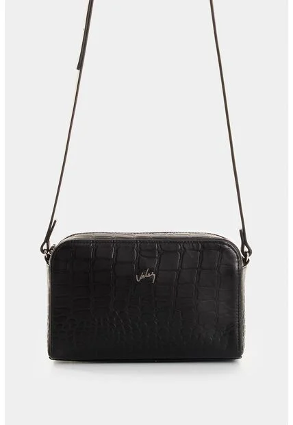 Manos Libres De Cuero Grabado Para Mujer Verona Manos Libres De Cuero Grabado Para Mujer Verona Negro VÉLEZ