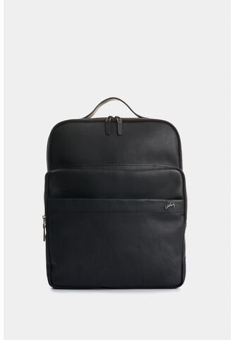 Morral Calgary De Cuero Para Hombre Silueta Slim Morral Calgary De Cuero Para Hombre Silueta Slim Negro VÉLEZ Vélez