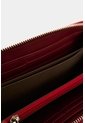 Porta Chequera Tulia De Cuero Para Mujer Con Grabado Porta Chequera Tulia De Cuero Para Mujer Con Grabado Rojo VÉLEZ de Vélez