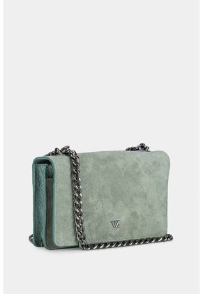 Manos Libres Budda De Cuero Gamuza Para Mujer Cadena Removible