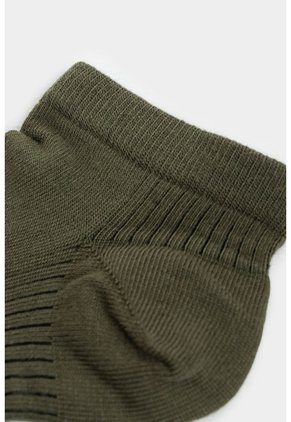 Calcetines Tobilleros Lines 3 De Algodón Para Hombre Detalle Acanalado Calcetines Tobilleros Lines 3 De Algodón Para Hombre Detalle Acanalado Verde XS VÉLEZ