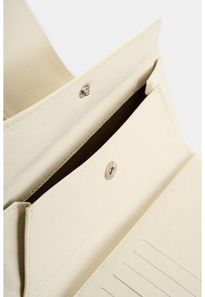 Billetera Porta Chequera De Cuero Para Mujer Extravaganza Billetera Porta Chequera De Cuero Para Mujer Extravaganza Blanco VÉLEZ