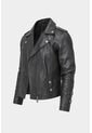 Chaqueta Biker De Cuero Para Mujer Charreteras Negro Chaqueta Biker De Cuero Para Mujer Charreteras Negro XL VÉLEZ de Vélez