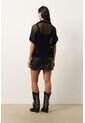 Chaleco Tejido Tika Para Mujer Oversized Chaleco Tejido Tika Para Mujer Oversized Negro L VÉLEZ de Vélez