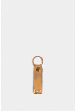 Llavero Glacial De Cuero Acabado Foil Unisex Llavero Glacial De Cuero Acabado Foil Unisex Bronce VÉLEZ