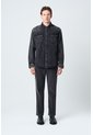 Sobrecamisa Alcor Manga Larga De Algodón Para Hombre Detalles Cuero Sobrecamisa Alcor Manga Larga De Algodón Para Hombre Detalles Cuero Negro M VÉLEZ de Vélez