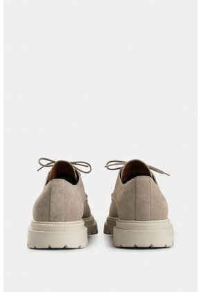 Zapatos De Cordón Spoleto De Cuero Gamuzado Para Hombre Efecto Escribiente Zapatos De Cordón Spoleto De Cuero Gamuzado Para Hombre Efecto Escribiente Arena 39 VÉLEZ