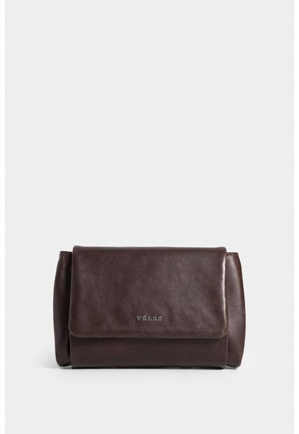 Riñonera River De Cuero Para Hombre Chapa Metálica Riñonera River De Cuero Para Hombre Chapa Metálica Cafe Vélez