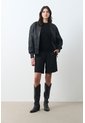 Bomber De Cuero Repujado Para Mujer Sira Bomber De Cuero Repujado Para Mujer Sira Negro XL VÉLEZ de Vélez