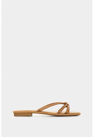 Sandalia Plana De Cuero Para Mujer Sole Sandalia Plana De Cuero Para Mujer Sole Miel 40 VÉLEZ Vélez