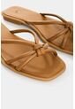 Sandalia Plana De Cuero Para Mujer Sole Sandalia Plana De Cuero Para Mujer Sole Miel 40 VÉLEZ de Vélez