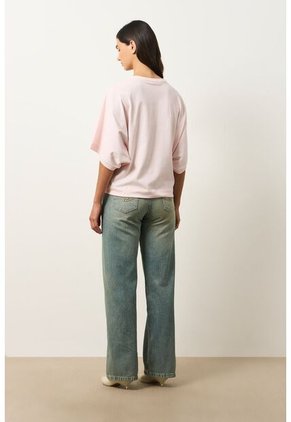 Camiseta Ópalo Para Mujer Manga Ranglan Camiseta Ópalo Para Mujer Manga Ranglan Rosado L VÉLEZ