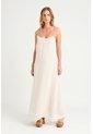 Vestido Luze En Tejido Plano Para Mujer Cargadera Trenzada Vestido Luze En Tejido Plano Para Mujer Cargadera Trenzada Arena 05 VÉLEZ de Vélez
