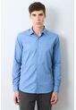 Camisa En Popelina Para Hombre Semifitted Camisa En Popelina Para Hombre Semifitted Azul M VÉLEZ de Vélez