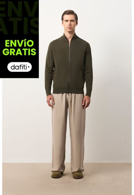 Sweater Misuri Tejido Para Hombre Cuello Alto Sweater Misuri Tejido Para Hombre Cuello Alto Verde Oliva XXL VÉLEZ