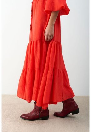 Vestido Maxi Para Mujer Elia Vestido Maxi Para Mujer Elia Rojo 10 VÉLEZ
