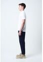Polo Lucca Manga Corta Para Hombre Texturizada Polo Lucca Manga Corta Para Hombre Texturizada Blanco L VÉLEZ de Vélez
