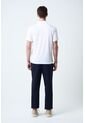 Polo Lucca Manga Corta Para Hombre Texturizada Polo Lucca Manga Corta Para Hombre Texturizada Blanco L VÉLEZ de Vélez