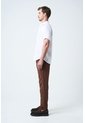 Pantalón Aron En Lino Para Hombre Ribete Cuero Pantalón Aron En Lino Para Hombre Ribete Cuero Tabaco 36 VÉLEZ de Vélez