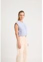 Camisa Clavel En Cuero Gamuza Para Mujer Detalle Prenses Camisa Clavel En Cuero Gamuza Para Mujer Detalle Prenses Azul Claro M VÉLEZ de Vélez