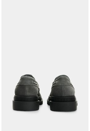 Zapatos De Cordón En Cuero Gamuzado Para Hombre Sole Zapatos De Cordón En Cuero Gamuzado Para Hombre Sole Gris 40 VÉLEZ
