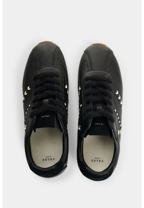 Tenis En Cuero Para Mujer Savanna Grain Stitch Tenis En Cuero Para Mujer Savanna Grain Stitch Negro 36 VÉLEZ
