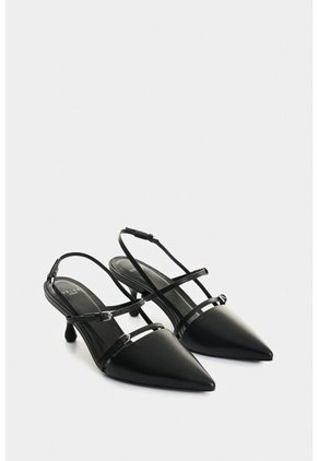 Tacones Cerrados Brielle De Cuero Folia Para Mujer Brillo Tacones Cerrados Brielle De Cuero Folia Para Mujer Brillo Negro 37 VÉLEZ