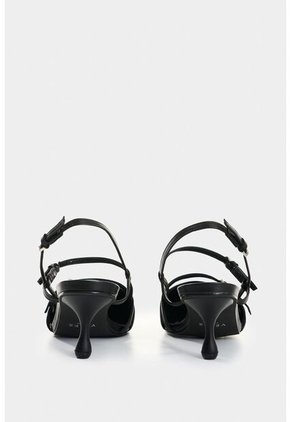 Tacones Cerrados Brielle De Cuero Folia Para Mujer Brillo Tacones Cerrados Brielle De Cuero Folia Para Mujer Brillo Negro 37 VÉLEZ