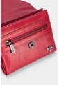 Billetera Twist De Cuero Para Mujer Sistema De Cierre Con Broche Billetera Twist De Cuero Para Mujer Sistema De Cierre Con Broche Rojo VÉLEZ de Vélez
