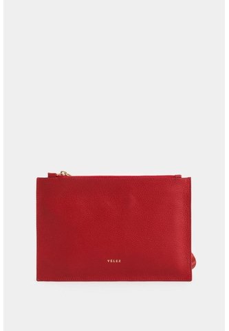 Cosmetiquera Delfos De Cuero Para Mujer Cargadera Removible Cosmetiquera Delfos De Cuero Para Mujer Cargadera Removible Rojo VÉLEZ Vélez
