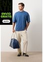 Camiseta Relaxed Fit Para Hombre Camiseta Relaxed Fit Para Hombre Azul L VÉLEZ de Vélez