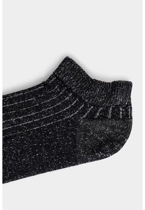 Calcetines Tobilleros Sereno Para Mujer Detalle Lúrex Calcetines Tobilleros Sereno Para Mujer Detalle Lúrex Negro XS VÉLEZ