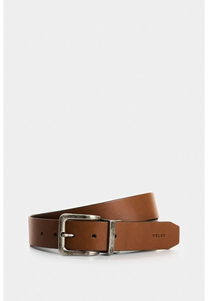 Cinturón Doble Faz De Cuero Para Hombre Efos Cinturón Doble Faz De Cuero Para Hombre Efos Miel 38 VÉLEZ