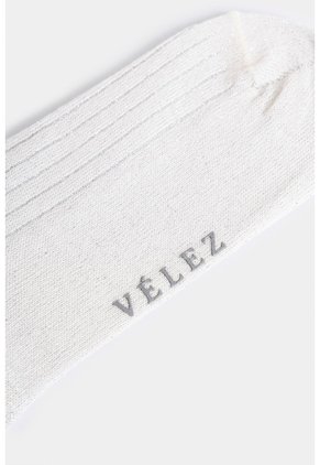 Calcetines Tobilleros Sereno Para Mujer Detalle Lúrex Calcetines Tobilleros Sereno Para Mujer Detalle Lúrex Crema XS VÉLEZ